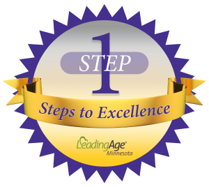 Birchwood Cottages Steps to Excellence Award